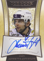 Řezníček Josef 2016 OFS Icebook Authentic Autograph Gold #72