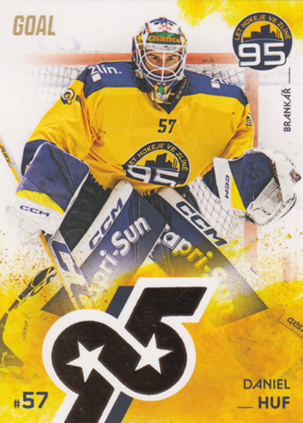 Huf Daniel 2024 GOAL Cards 95 let Zlínského hokeje #ZL1