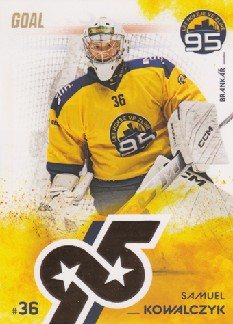 Kowalczyk Samuel 2024 GOAL Cards 95 let Zlínského hokeje #ZL3