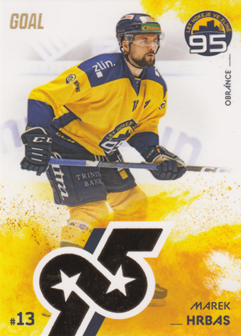 Hrbas Marek 2024 GOAL Cards 95 let Zlínského hokeje #ZL5