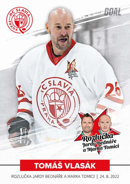 Vlasák Tomáš 2022 GOAL Cards Rozlučka Slavia #5