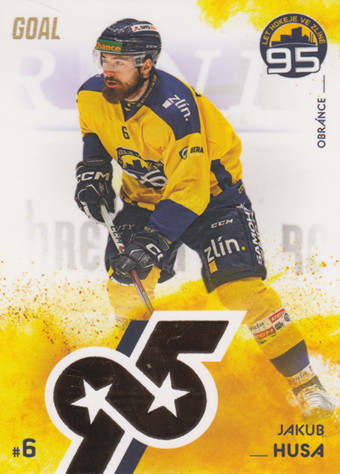 Husa Jakub 2024 GOAL Cards 95 let Zlínského hokeje #ZL6