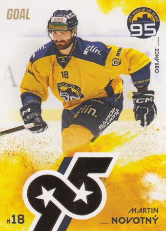 Novotný Martin 2024 GOAL Cards 95 let Zlínského hokeje #ZL7