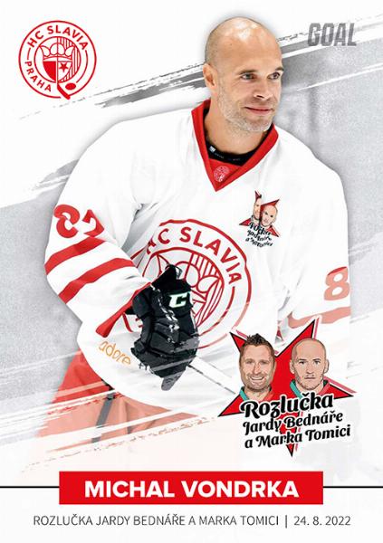 Vondrka Michal 2022 GOAL Cards Rozlučka Slavia #7