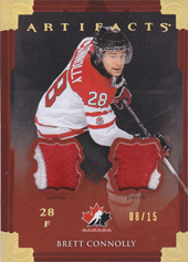 Connolly Brett 13-14 Artifacts Jerseys Patch Spectrum #126