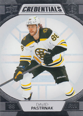 Pastrňák David 22-23 Upper Deck Credentials #8