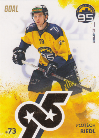 Riedl Vojtěch 2024 GOAL Cards 95 let Zlínského hokeje #ZL8