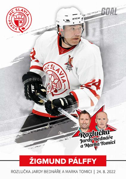 Pálffy Žigmund 2022 GOAL Cards Rozlučka Slavia #9