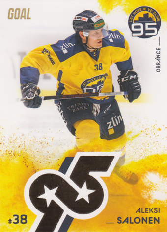 Salonen Aleksi 2024 GOAL Cards 95 let Zlínského hokeje #ZL9