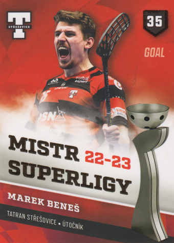 Beneš Marek 22-23 GOAL Cards Tatran Střešovice #10