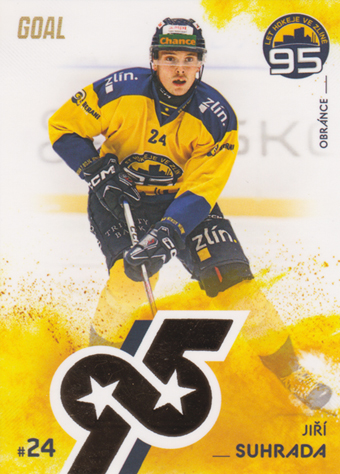 Suhrada Jiří 2024 GOAL Cards 95 let Zlínského hokeje #ZL10