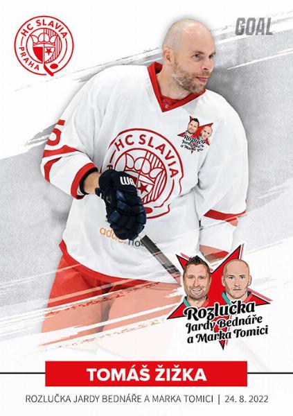 Žižka Tomáš 2022 GOAL Cards Rozlučka Slavia #10
