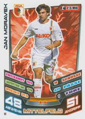Morávek Jan 13-14 Topps Match Attax BL #11