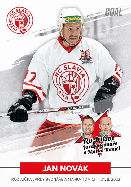 Novák Jan 2022 GOAL Cards Rozlučka Slavia #11