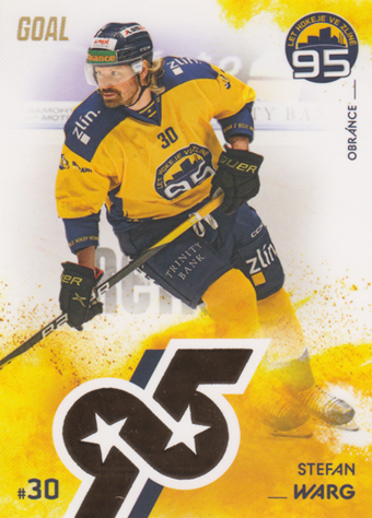 Warg Stefan 2024 GOAL Cards 95 let Zlínského hokeje #ZL12