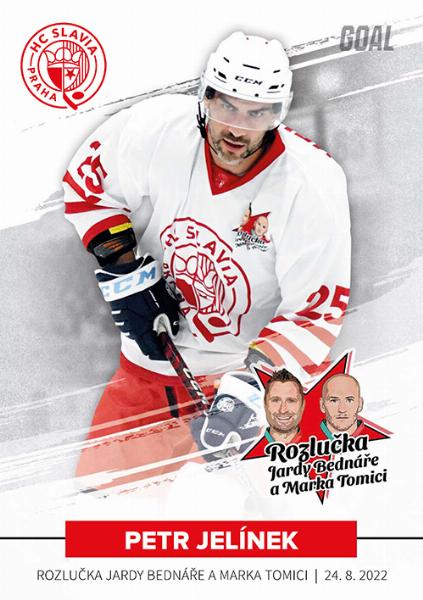 Jelínek Petr 2022 GOAL Cards Rozlučka Slavia #13