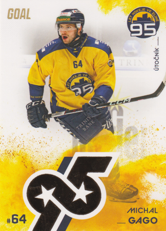 Gago Michal 2024 GOAL Cards 95 let Zlínského hokeje #ZL14