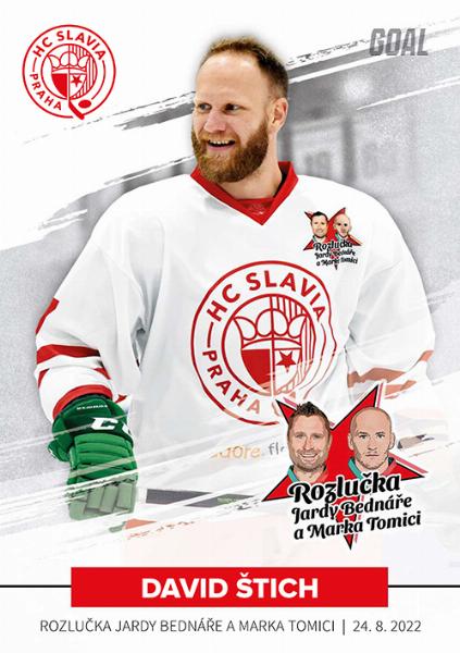 Štich David 2022 GOAL Cards Rozlučka Slavia #15