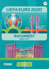Bucharest 2020 Panini Adrenalyn XL EURO Host City #16