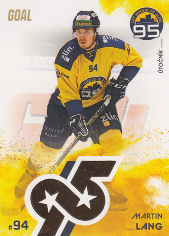 Lang Martin 2024 GOAL Cards 95 let Zlínského hokeje #ZL18