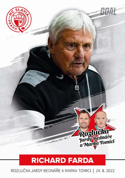 Farda Richard 2022 GOAL Cards Rozlučka Slavia #19