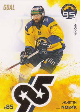 Novák Martin 2024 GOAL Cards 95 let Zlínského hokeje #ZL19