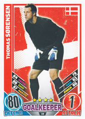 Sørensen Thomas 2012 Topps Match Attax England #19