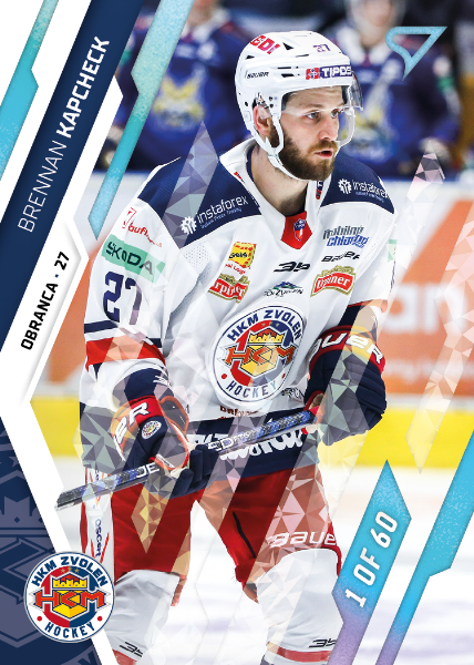 Kapcheck Brennan 23-24 Tipos Extraliga Ice Blue #23