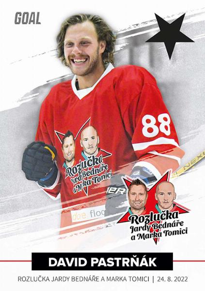 Pastrňák David 2022 GOAL Cards Rozlučka Slavia #20