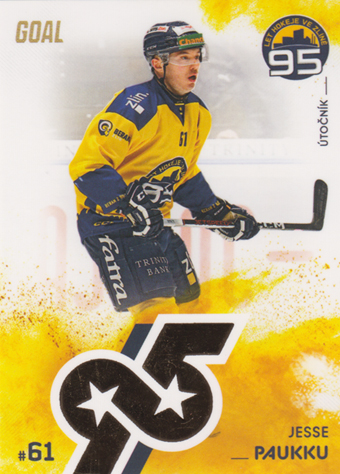 Paukku Jesse 2024 GOAL Cards 95 let Zlínského hokeje #ZL20