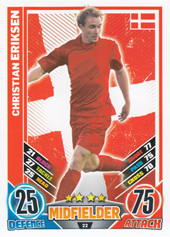 Eriksen Christian 2012 Topps Match Attax England #22