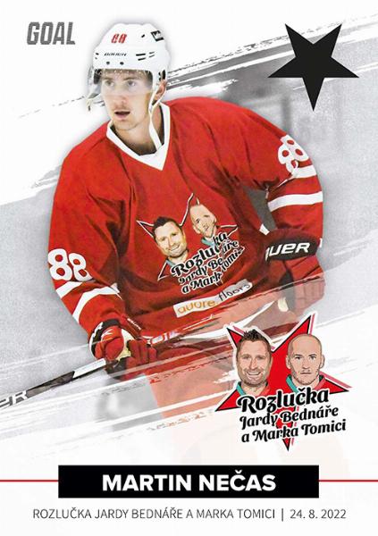 Nečas Martin 2022 GOAL Cards Rozlučka Slavia #22