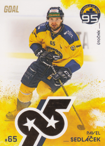 Sedláček Pavel 2024 GOAL Cards 95 let Zlínského hokeje #ZL22