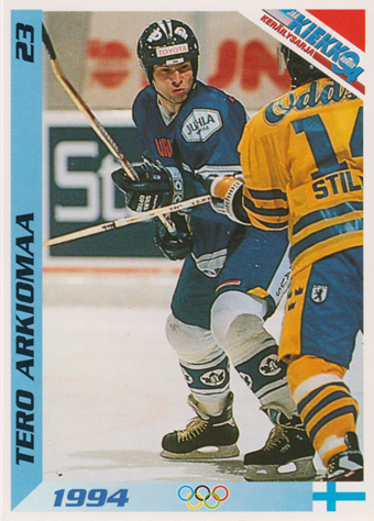 Arkiomaa Tero 1994 Finnish Jää Kiekko #23
