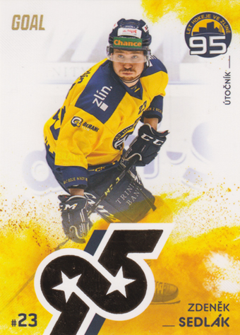 Sedlák Zdeněk 2024 GOAL Cards 95 let Zlínského hokeje #ZL23