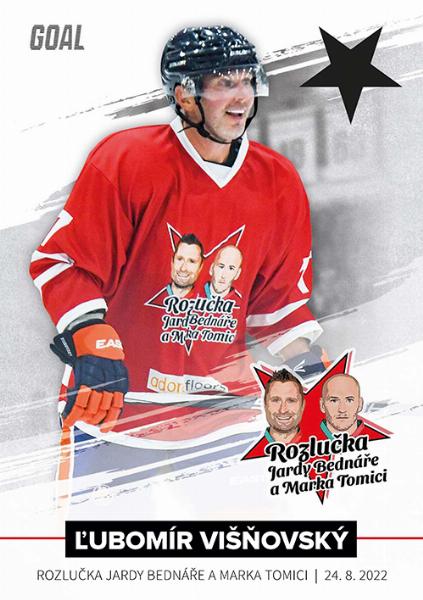 Višňovský Ľubomír 2022 GOAL Cards Rozlučka Slavia #23