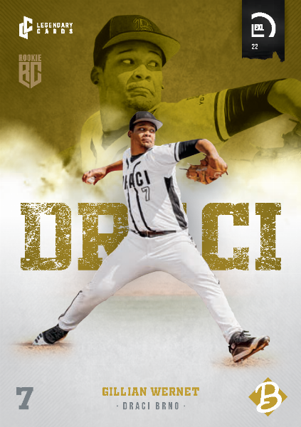 Wernet Gillian 2022 LC Czech Baseball Extraleague #23