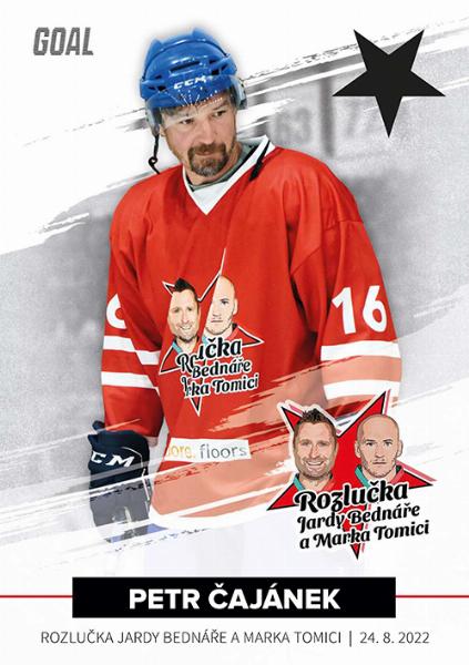 Čajánek Petr 2022 GOAL Cards Rozlučka Slavia #24