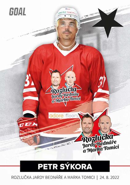 Sýkora Petr 2022 GOAL Cards Rozlučka Slavia #26