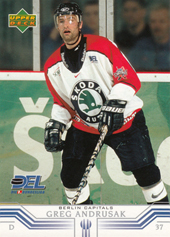 Andrusak Greg 01-02 Upper Deck DEL #27