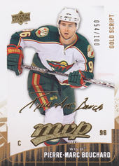 Bouchard Pierre-Marc 09-10 UD MVP Gold Script #151