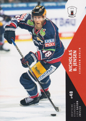 B. Jensen Nicholas 21-22 Playercards DEL #34