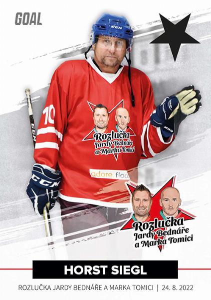 Siegl Horst 2022 GOAL Cards Rozlučka Slavia #34