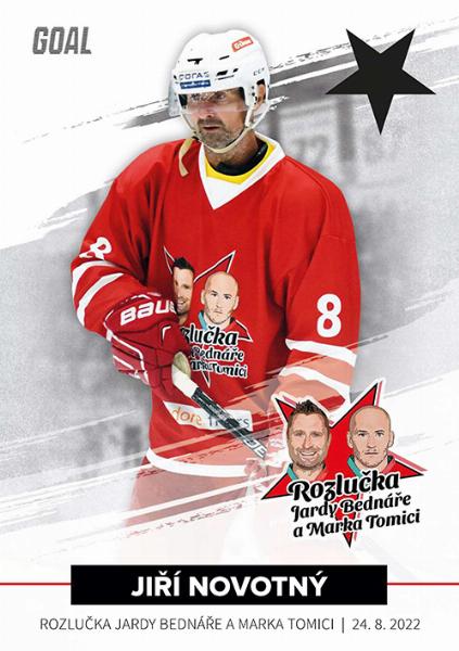 Novotný Jiří 2022 GOAL Cards Rozlučka Slavia #35