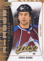 Durno Chris 09-10 UD MVP Gold Script #332