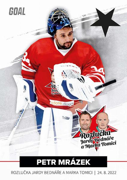 Mrázek Petr 2022 GOAL Cards Rozlučka Slavia #36