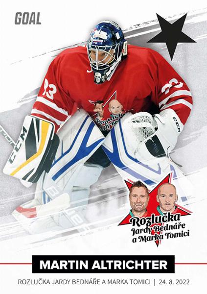 Altrichter Martin 2022 GOAL Cards Rozlučka Slavia #37