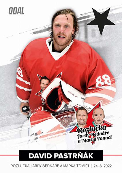 Pastrňák David 2022 GOAL Cards Rozlučka Slavia #38