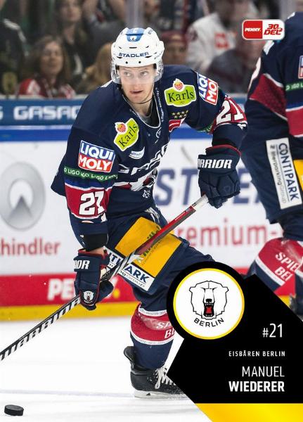 Wiederer Manuel 23-24 Playercards DEL #38