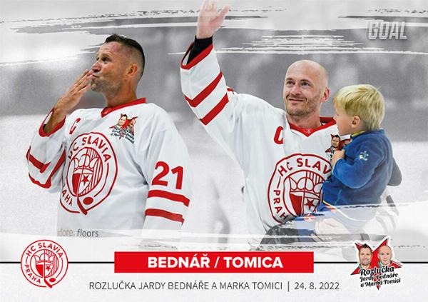 Bednář Tomica 2022 GOAL Cards Rozlučka Slavia #39